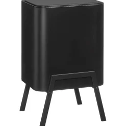Online Afvalemmer 2X 12,5L Zwart Afvalbakken