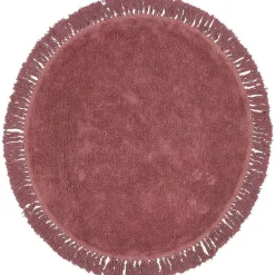 Fashion Badmat Rond Lila Badtextiel