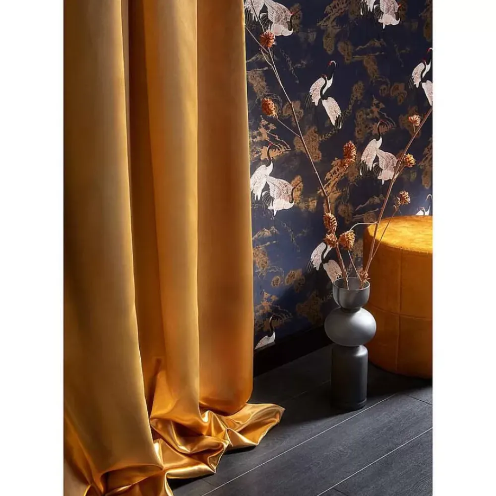 Discount Behang Anna Blauw Vliesbehang