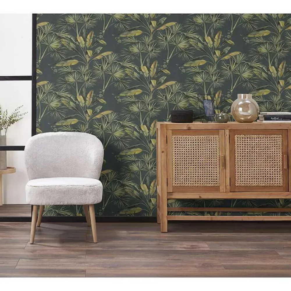 Fashion Behang Daan Groen Vliesbehang