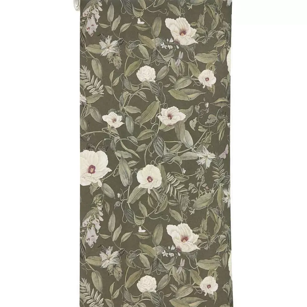 Best Sale Behang Famke Groen Vliesbehang