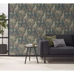 New Behang Frank Blauw Vliesbehang