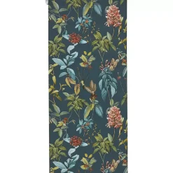 Cheap Behang Isa Blauw Vliesbehang