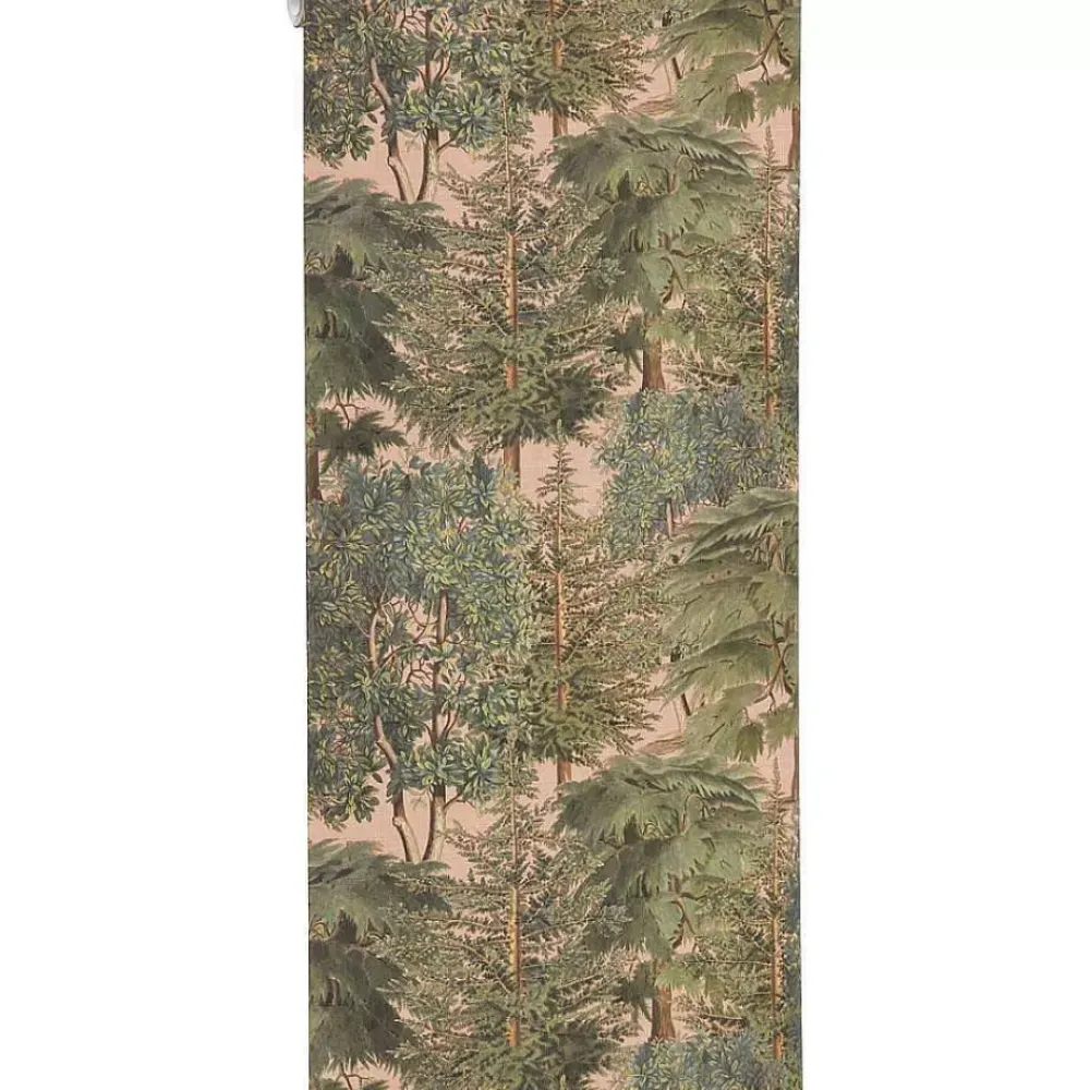 Clearance Behang Ismene Groen Vliesbehang