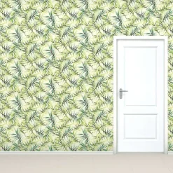 Discount Behang Lente Groen Vliesbehang