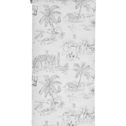 Flash Sale Behang Marcel Grijs Vliesbehang