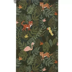 New Behang Max Groen Vliesbehang