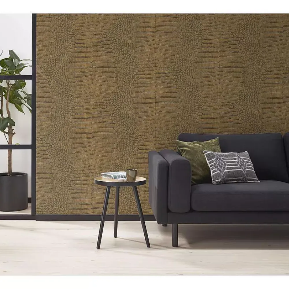 Discount Behang Ravi Goud Vliesbehang
