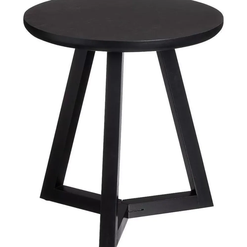 Clearance Bijzettafel Bosa Zwart - O 40X43 Cm Bijzettafels