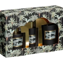 Online Geurenset Coconut Flower Zwart Geurkaarsen & Geurstokjes