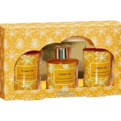 Outlet Geurenset Fresh Fig Oker Geurkaarsen & Geurstokjes