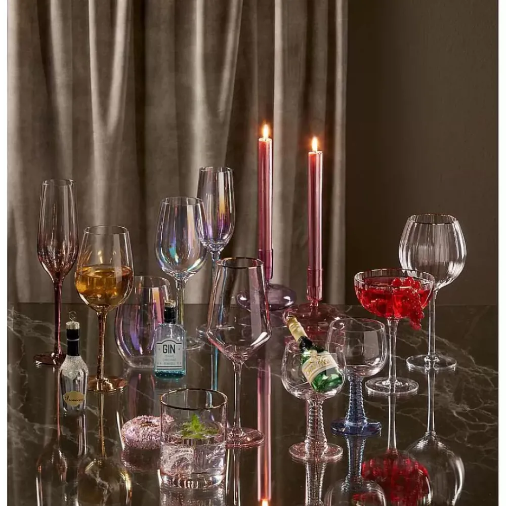 Shop Gin Glas Ribbel Transparant Glazen & Mokken