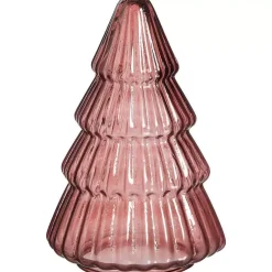 Outlet Glazen Kerstboom Bordeaux Kerstdecoratie