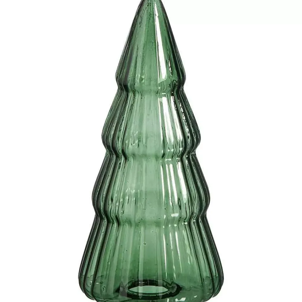 Sale Glazen Kerstboom Donkergroen Kerstdecoratie