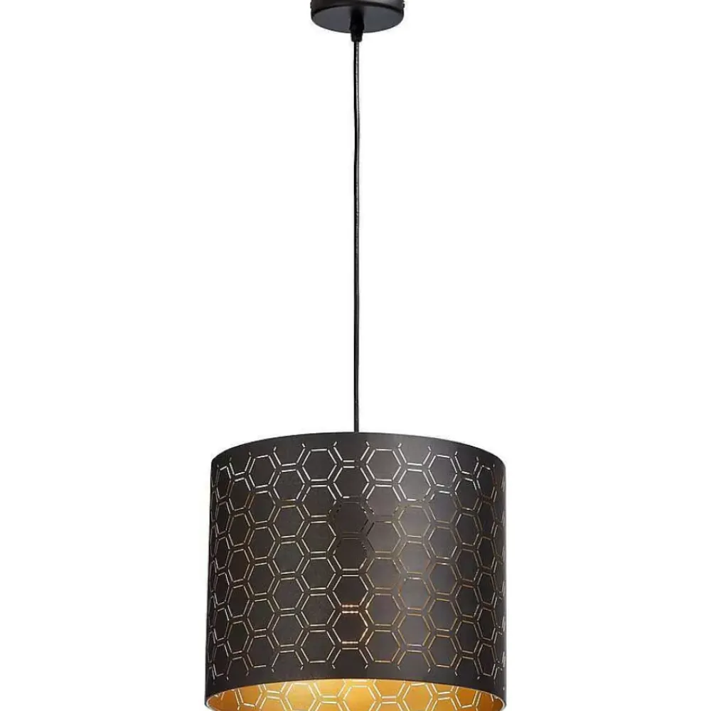 Cheap Hanglamp Hermu Zwart Goud Hanglampen