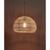 Outlet Hanglamp Segin Zwart Bruin Hanglampen