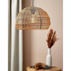 Outlet Hanglamp Segin Zwart Bruin Hanglampen