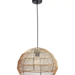 Outlet Hanglamp Segin Zwart Bruin Hanglampen