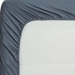 Discount Hoeslaken Katoen Blauw - 80X200 Cm Beddengoed