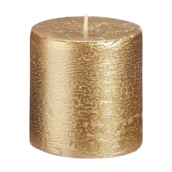 Best Kaars Rustiek Goud - 7X7 Cm Kaarsen & Theelichten
