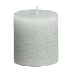 Discount Kaars Rustiek Lichtgroen - 7X7 Cm Kaarsen & Theelichten