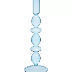 Cheap Kandelaar Aveley Blauw - 27 Cm Kandelaars