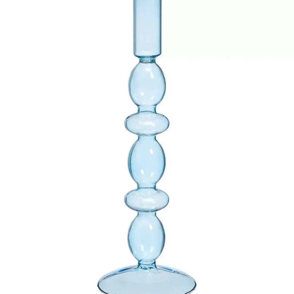 Cheap Kandelaar Aveley Blauw - 27 Cm Kandelaars