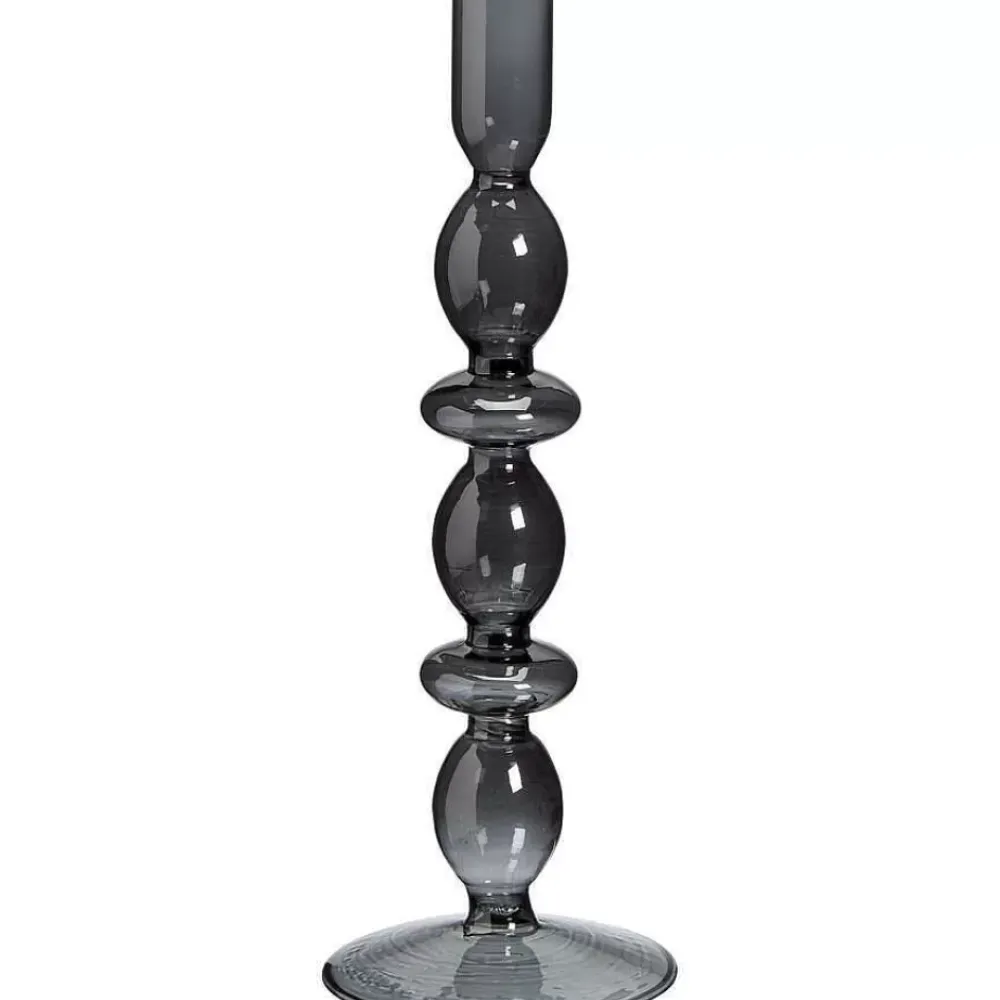 Store Kandelaar Aveley Zwart - O 8X27 Cm Kandelaars