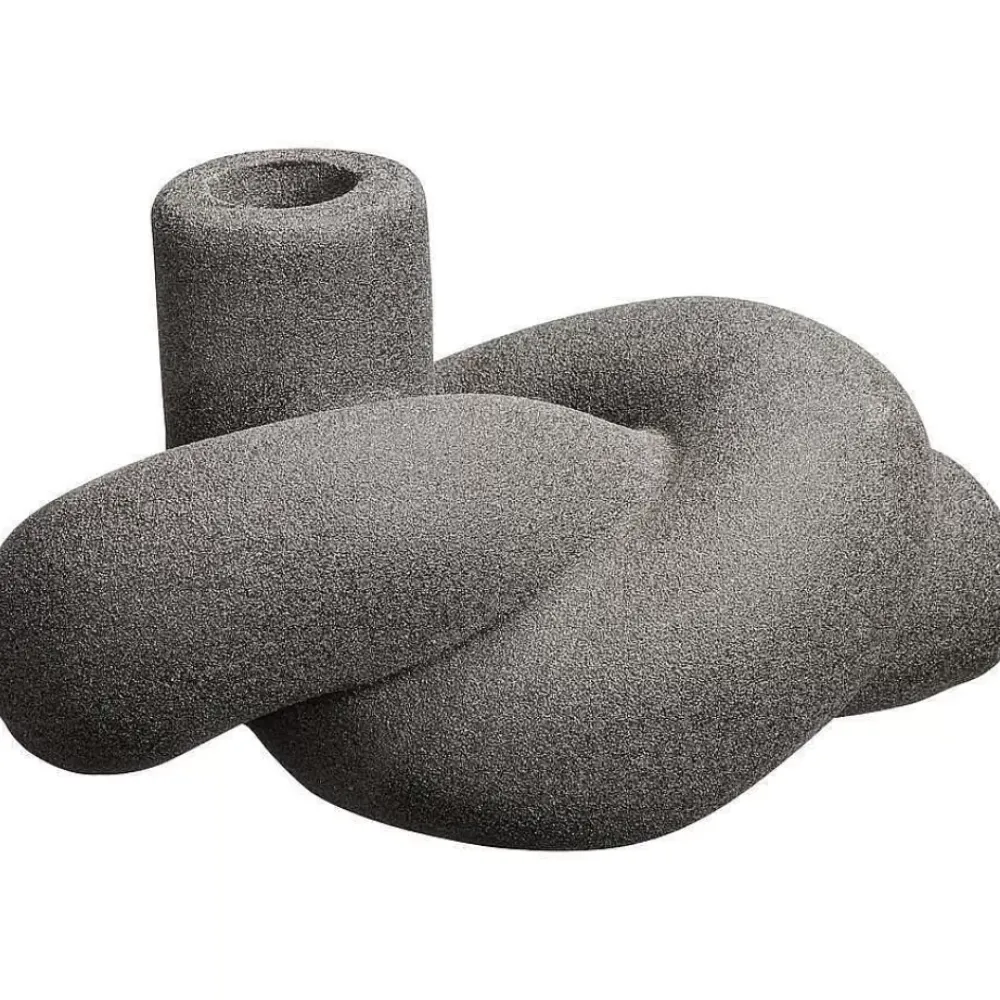 Discount Kandelaar Knoop Zwart Kandelaars