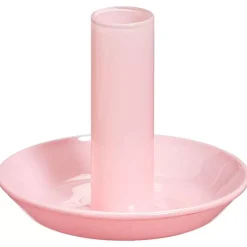 Best Kandelaar Melkglas Roze Kandelaars