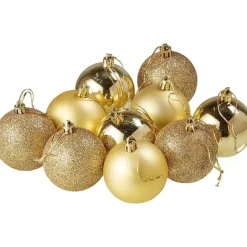 Cheap Kerstbal Goud 10 Stuks Kerstballen & Kerstornamenten
