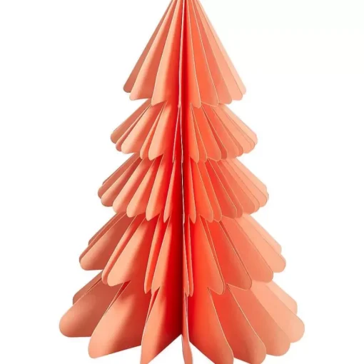 Outlet Kerstboom Papier Terra Kerstdecoratie