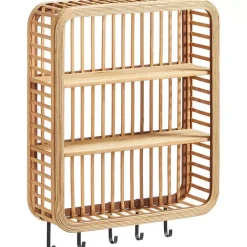 Clearance Keukenrek Hout Naturel Trolleys & Keukenrekken