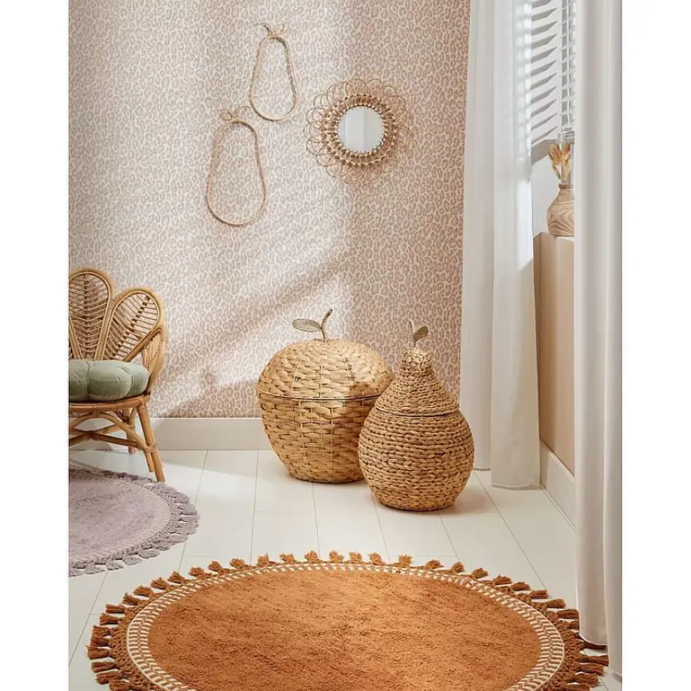 Sale Mand Met Deksel Appel Naturel Manden