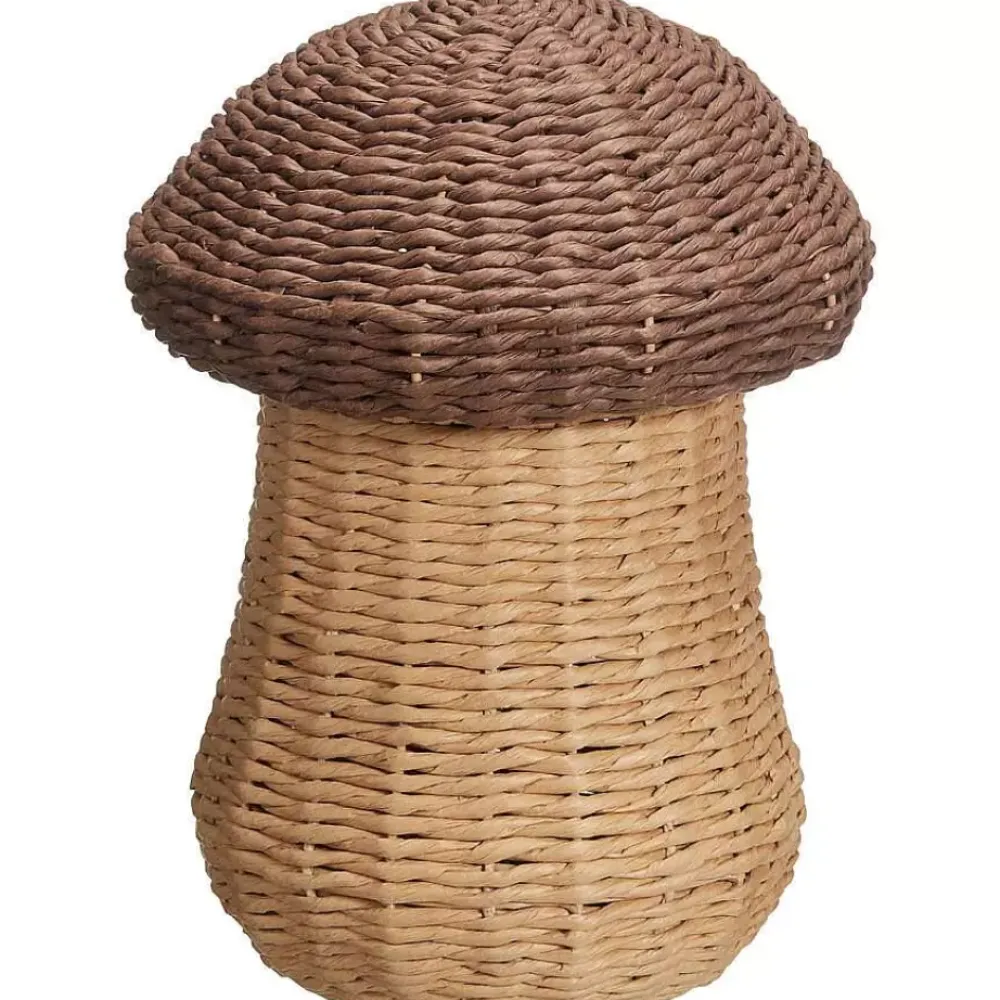 New Mand Paddenstoel Naturel - O 25X33 Cm Manden