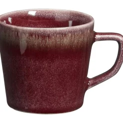 Fashion Mok Met Oor Lungo Aubergine 7,9 Cm Glazen & Mokken