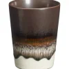 New Mok Zonder Oor Lungo Bruin 8,5 Cm Glazen & Mokken
