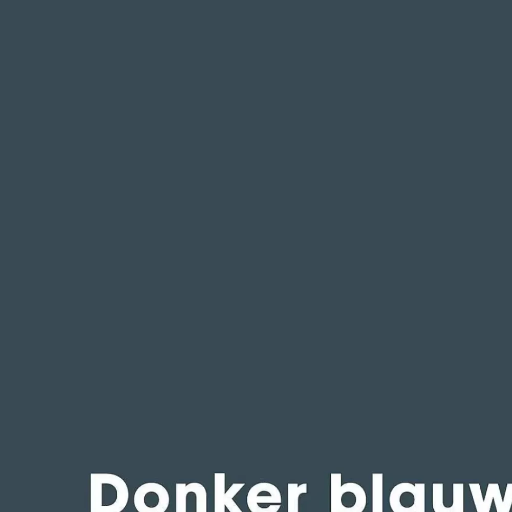 Outlet Muurverf Mat Donker Blauw - 1 L Muurverf