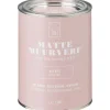 Outlet Muurverf Mat Oud Roze - 1 L Muurverf
