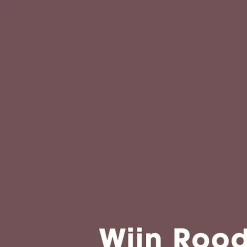 Outlet Muurverf Mat Wijn Rood - 1 L Muurverf
