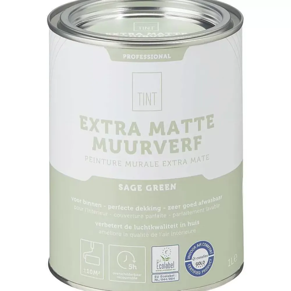 Outlet Muurverf Professional Sage Green - 1 L Muurverf
