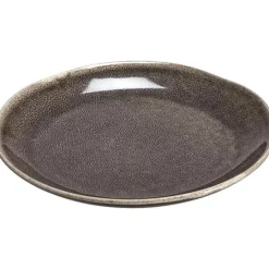 Best Sale Ontbijtbord Glaze Antraciet - D22Cm Borden & Bestek