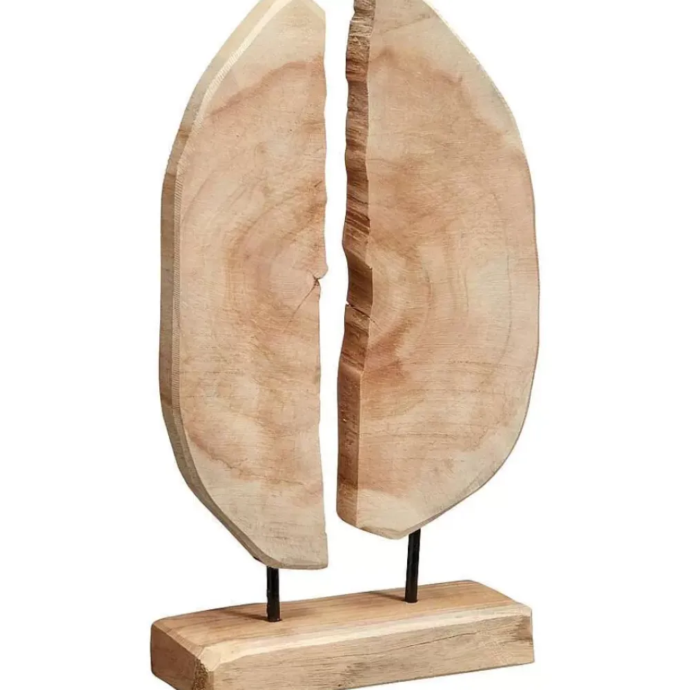 New Ornament Teak - 20X8X38 Cm Decoratie Beelden