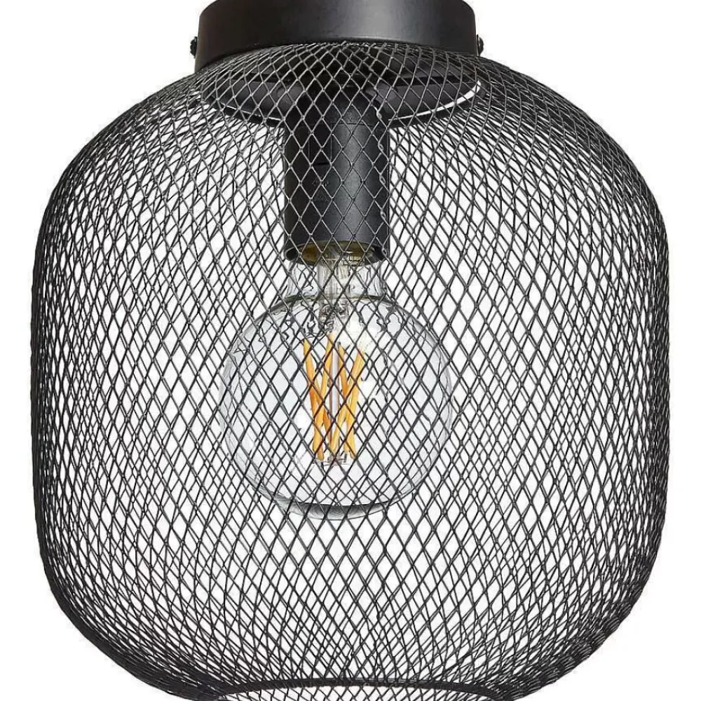 Clearance Plafondlamp Mesh Zwart Plafondlampen