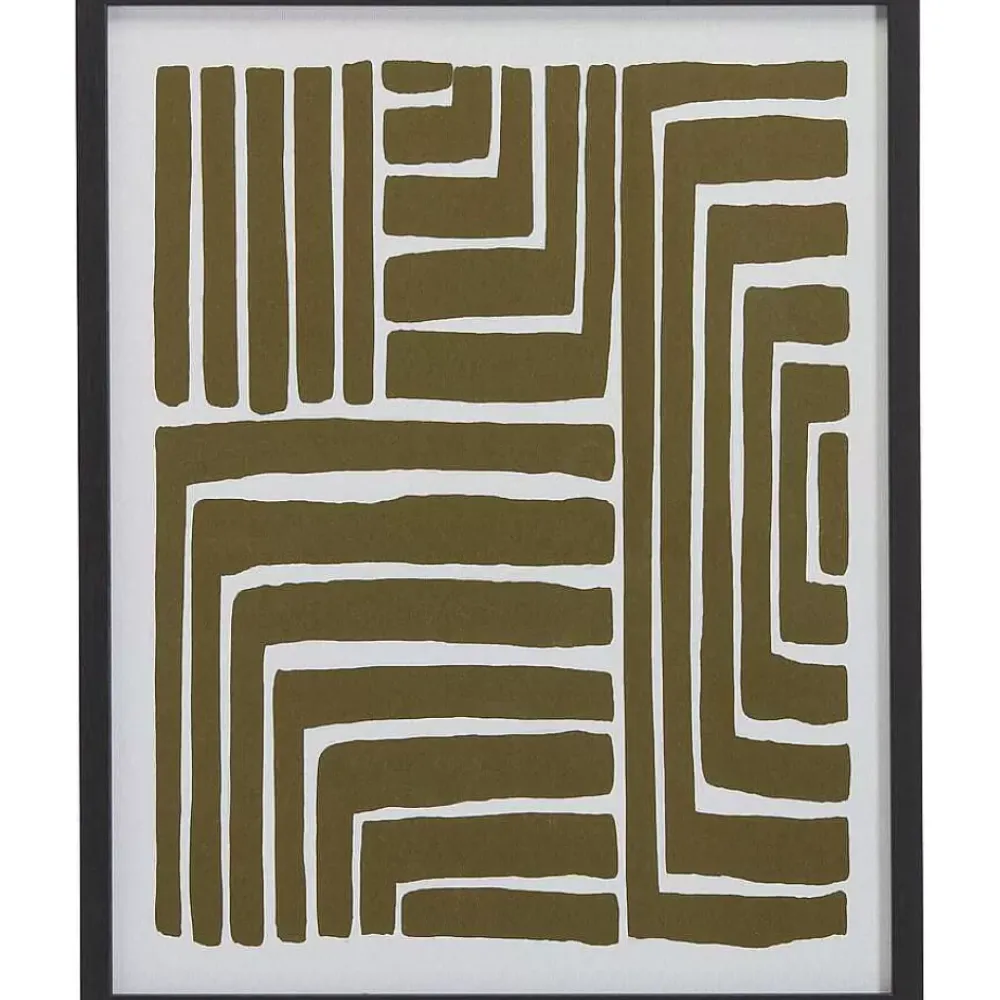 New Poster Labyrint Zwart Wanddecoratie