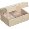 Best Sieradendoos Boucle Taupe Decoratieve Opbergdozen