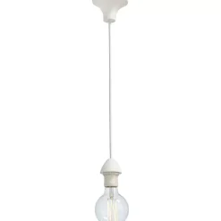 Cheap Snoerpendel E27 Wit Snoerpendels