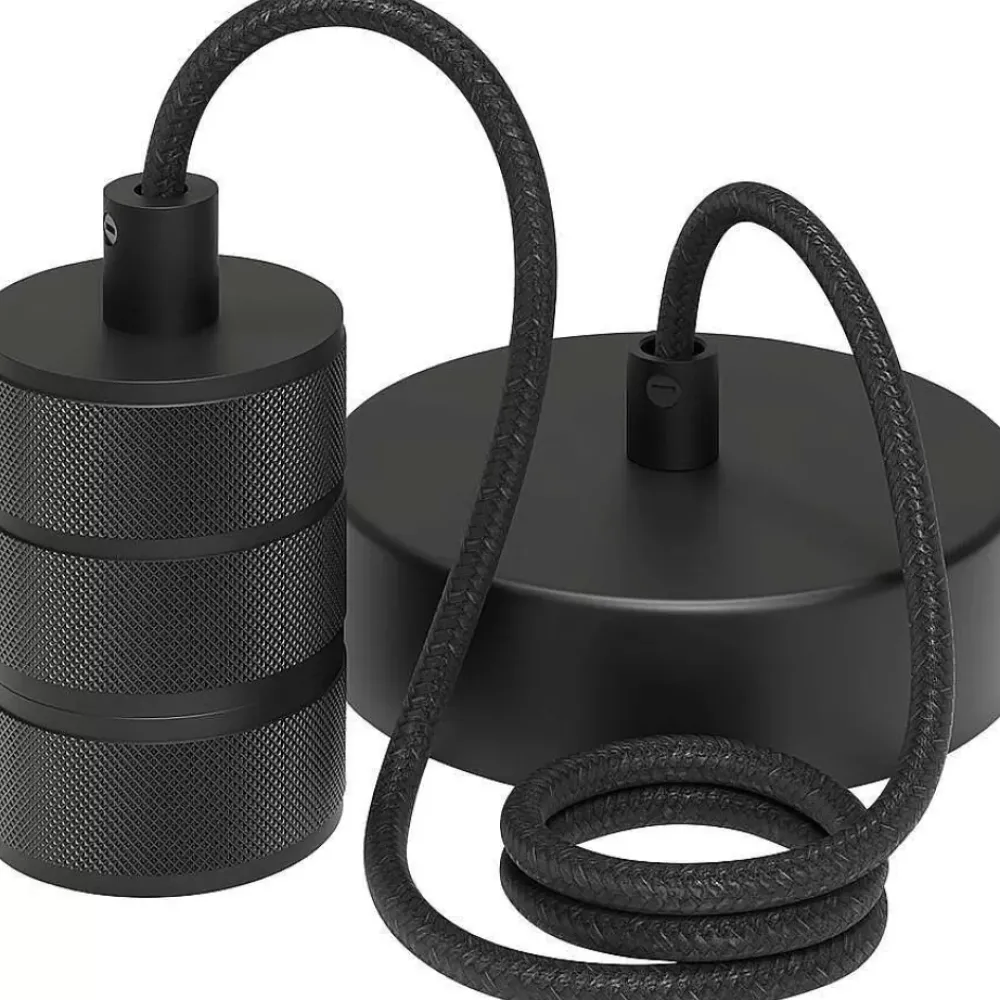 Online Snoerpendel Elias Zwart - 13 Cm Snoerpendels