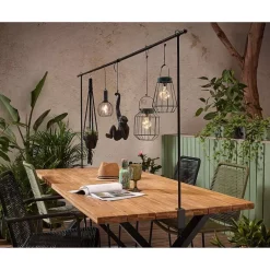 Fashion Solar Lantaarn Draad Zwart Solar