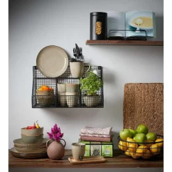 Fashion Theedoos Glas Zwart Placemats & Onderzetters